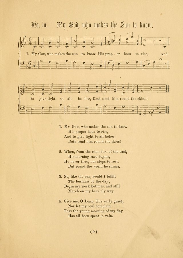 Hymns for Children (2nd ed.) page 9