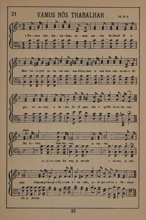 Hymnario ou Collecção de Musicas Sacras page 33