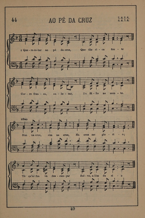 Hymnario ou Collecção de Musicas Sacras page 49