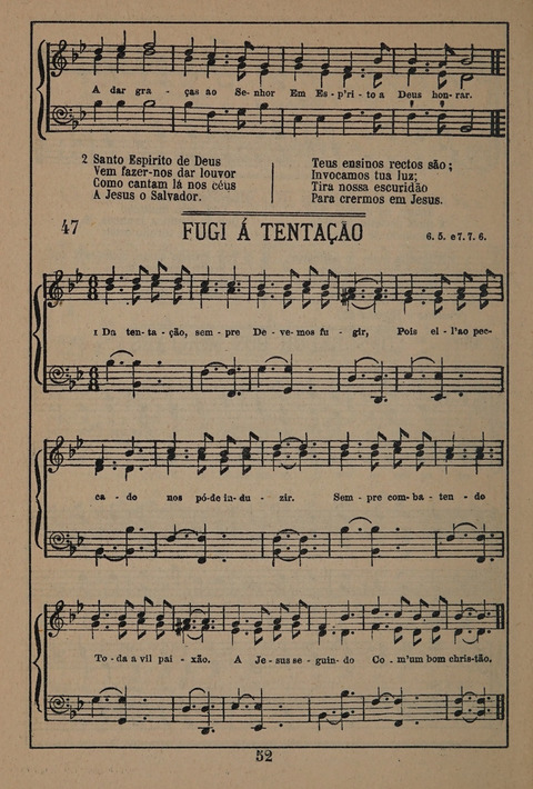 Hymnario ou Collecção de Musicas Sacras page 52