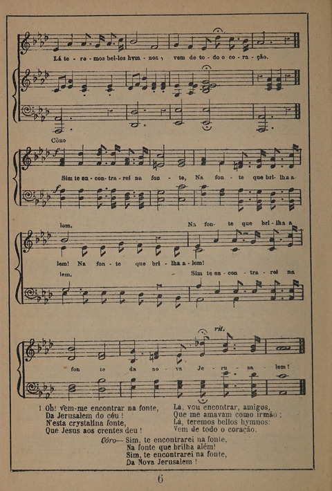 Hymnario ou Collecção de Musicas Sacras page 6