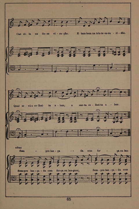Hymnario ou Collecção de Musicas Sacras page 65