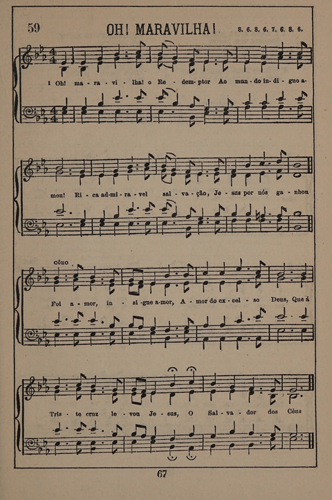 Hymnario ou Collecção de Musicas Sacras page 67