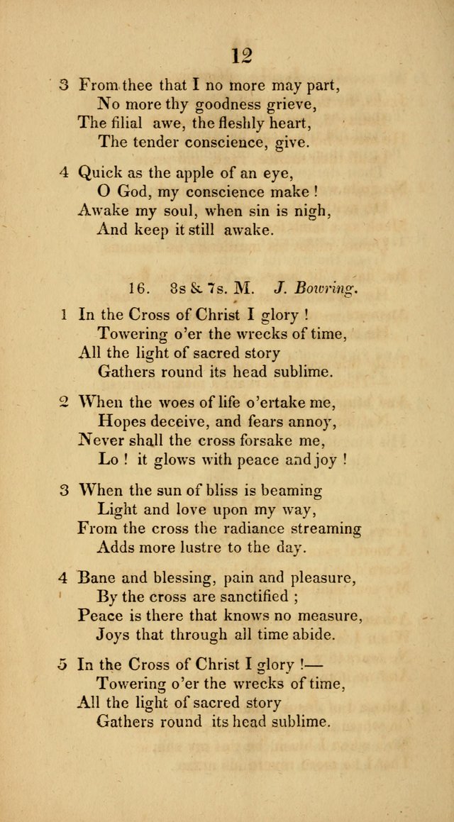 Hymns adapted to Communion Service page 12