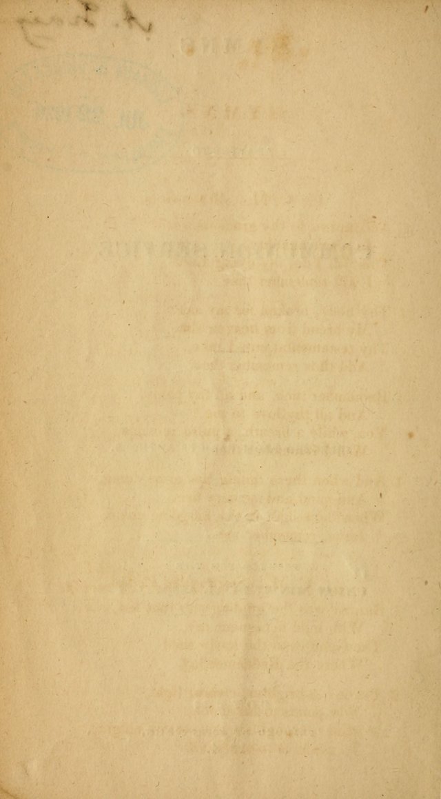 Hymns adapted to Communion Service page 2
