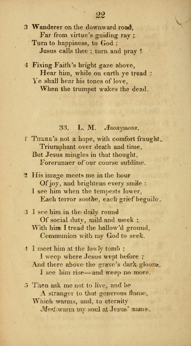 Hymns adapted to Communion Service page 22