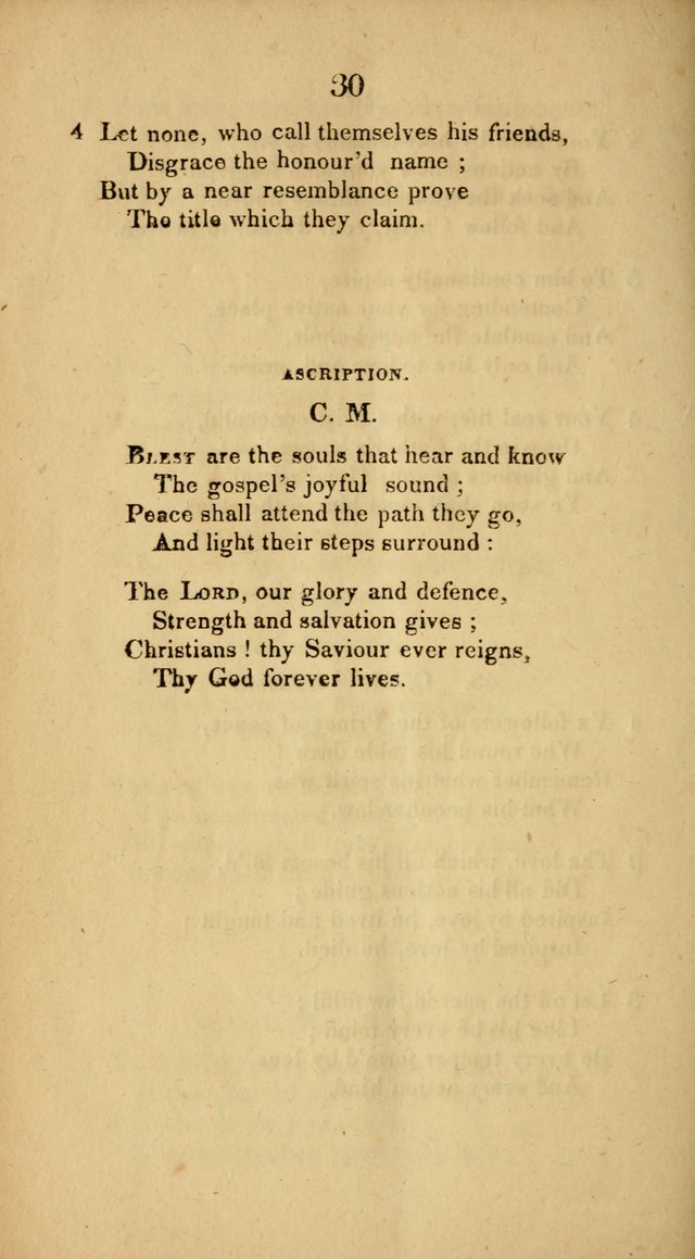 Hymns adapted to Communion Service page 30