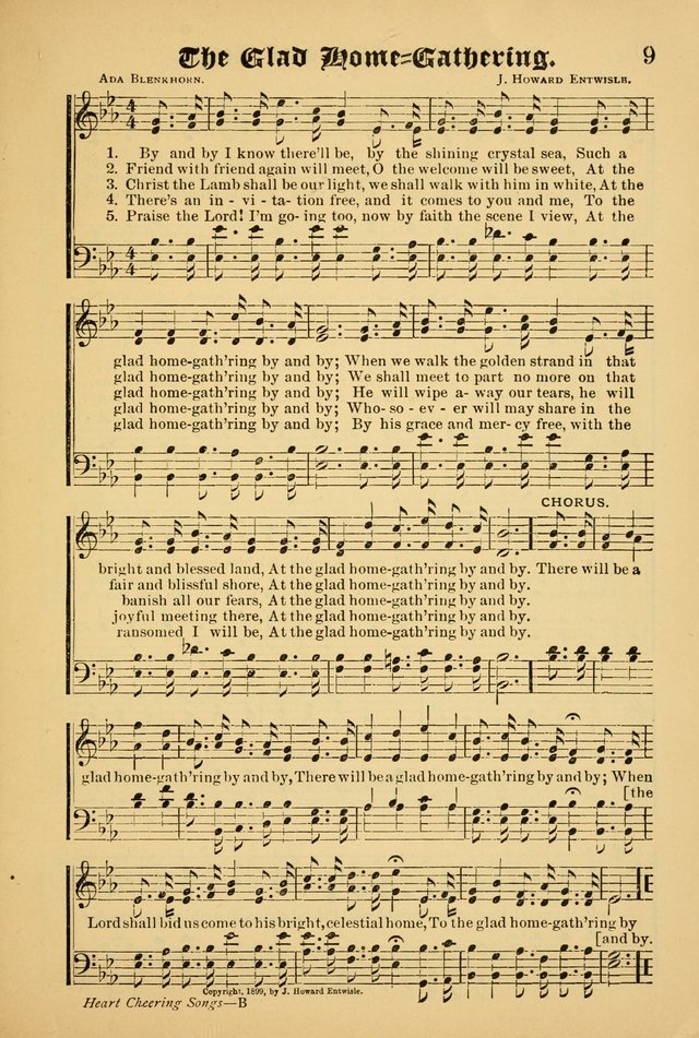 Heart Cheering Songs: for use in evangelistic and young peoples