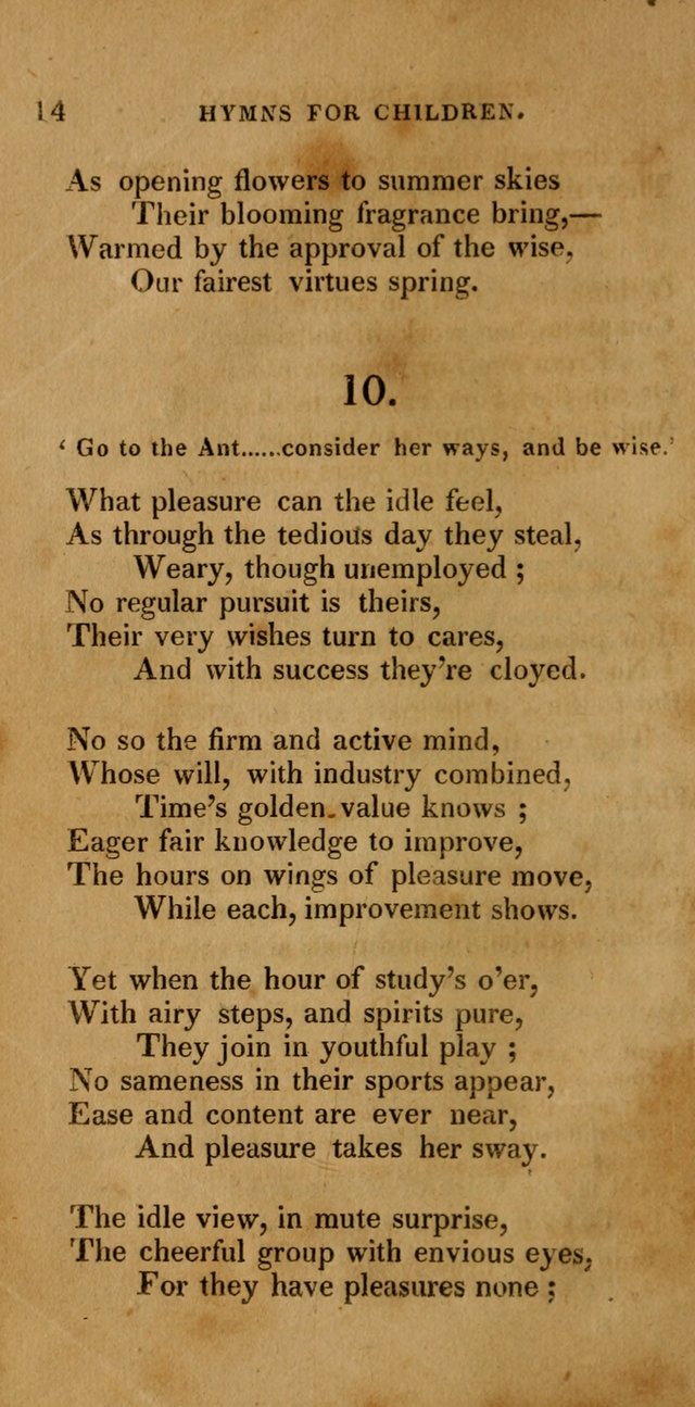 Hymns for Children, Selected and Altered page 7