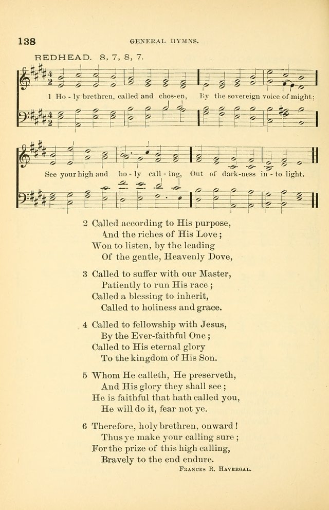 Hymnal for Christian Science Church and Sunday School Services page 138