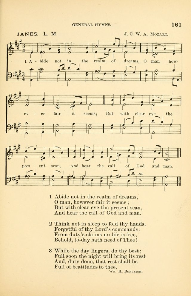 Hymnal for Christian Science Church and Sunday School Services page 161