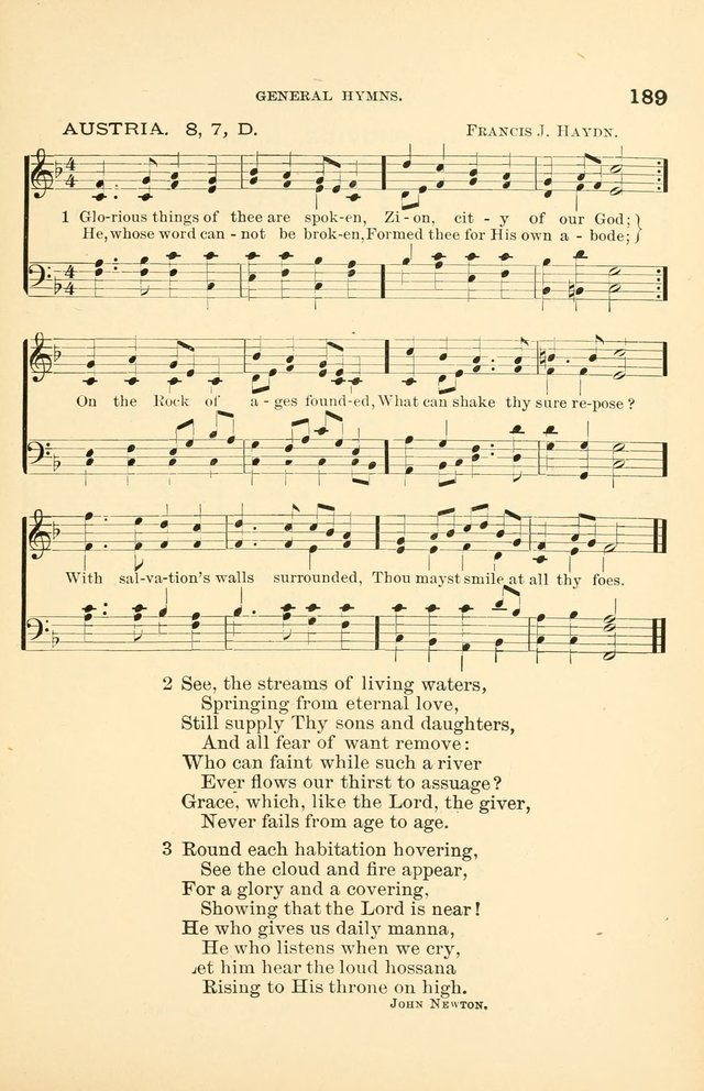 Hymnal for Christian Science Church and Sunday School Services page 189