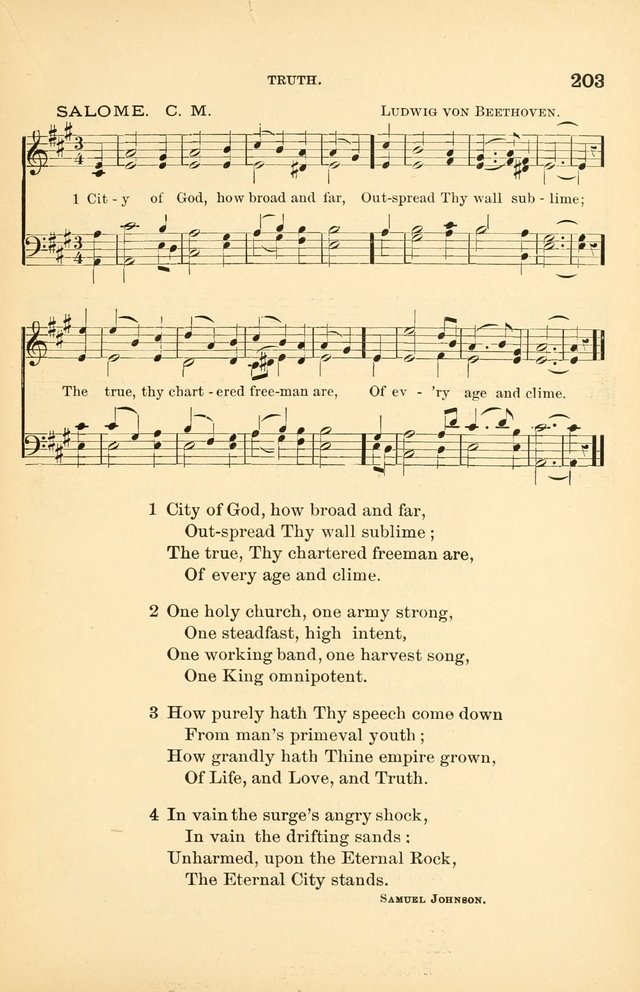 Hymnal for Christian Science Church and Sunday School Services page 203