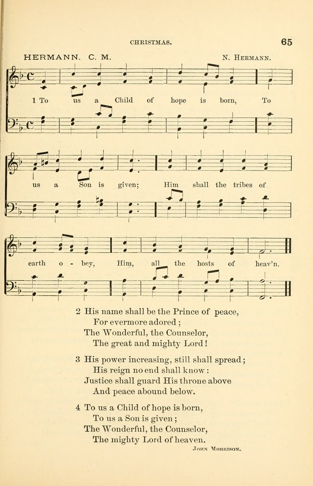 Hymnal for Christian Science Church and Sunday School Services page 65