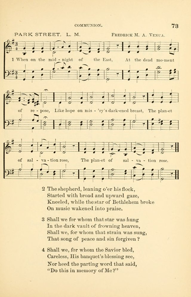 Hymnal for Christian Science Church and Sunday School Services page 73