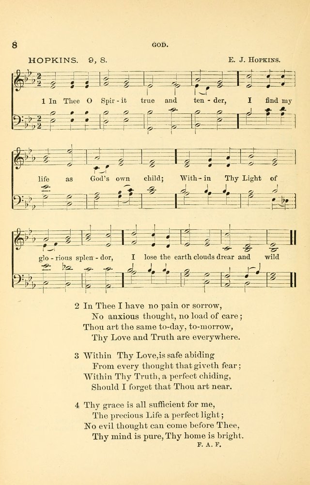 Hymnal for Christian Science Church and Sunday School Services page 8