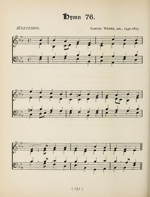 Hymns and Chorales: for schools and colleges page 152