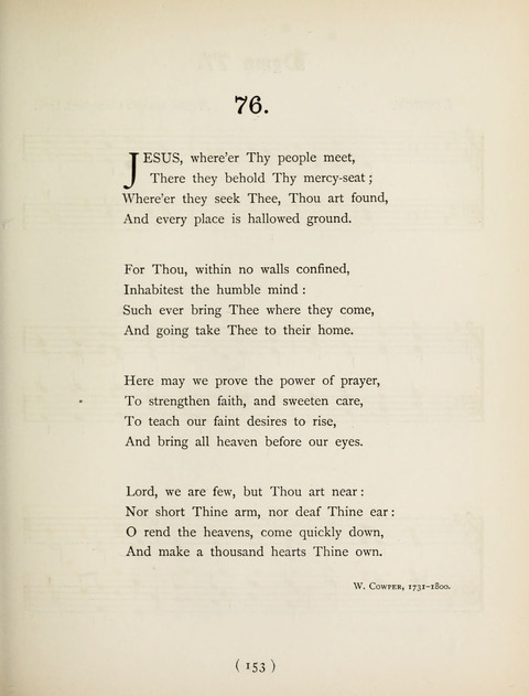 Hymns and Chorales: for schools and colleges page 153