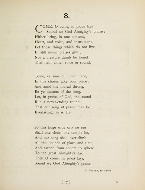 Hymns and Chorales: for schools and colleges page 17