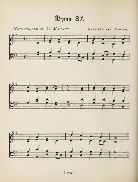 Hymns and Chorales: for schools and colleges page 174