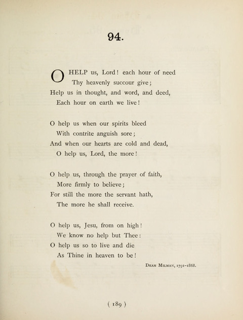 Hymns and Chorales: for schools and colleges page 189