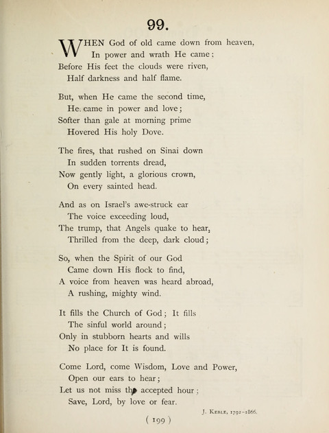 Hymns and Chorales: for schools and colleges page 199