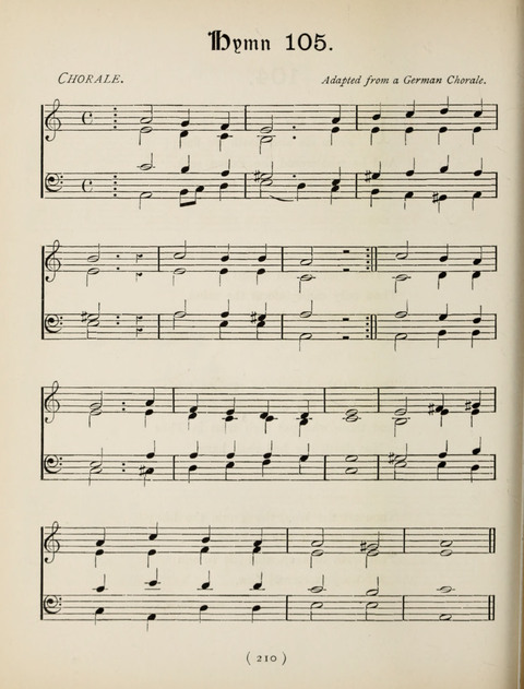 Hymns and Chorales: for schools and colleges page 210