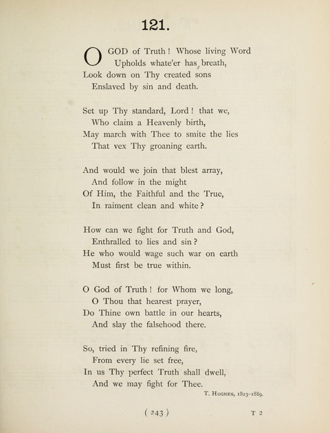 Hymns and Chorales: for schools and colleges page 243