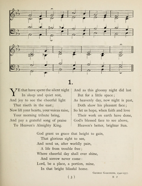 Hymns and Chorales: for schools and colleges page 3