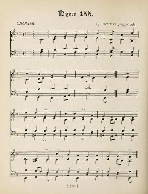 Hymns and Chorales: for schools and colleges page 310