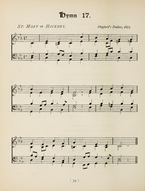 Hymns and Chorales: for schools and colleges page 34