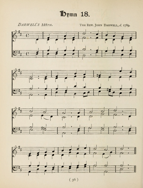 Hymns and Chorales: for schools and colleges page 36