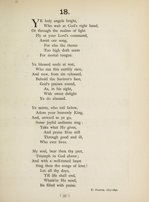 Hymns and Chorales: for schools and colleges page 37