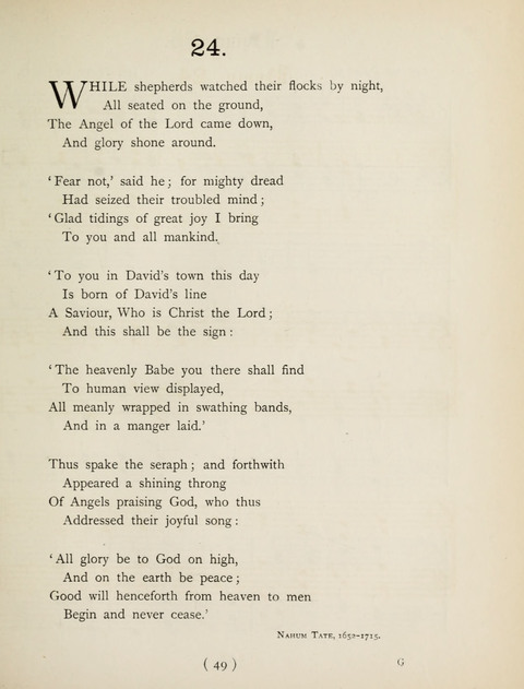 Hymns and Chorales: for schools and colleges page 49