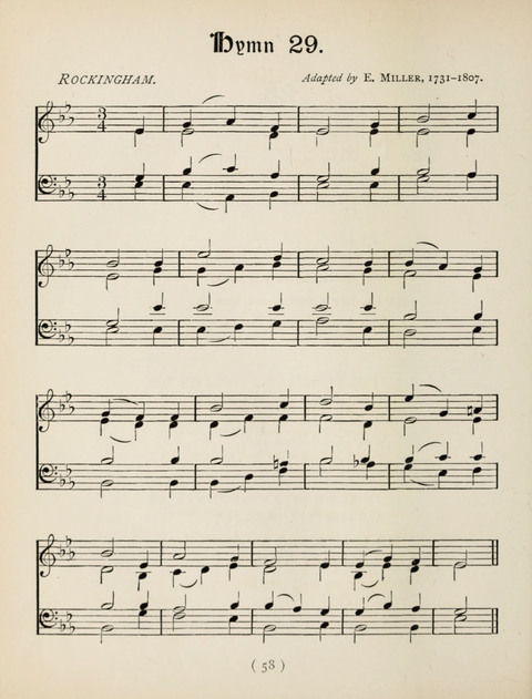 Hymns and Chorales: for schools and colleges page 58