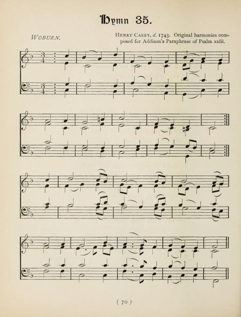 Hymns and Chorales: for schools and colleges page 70
