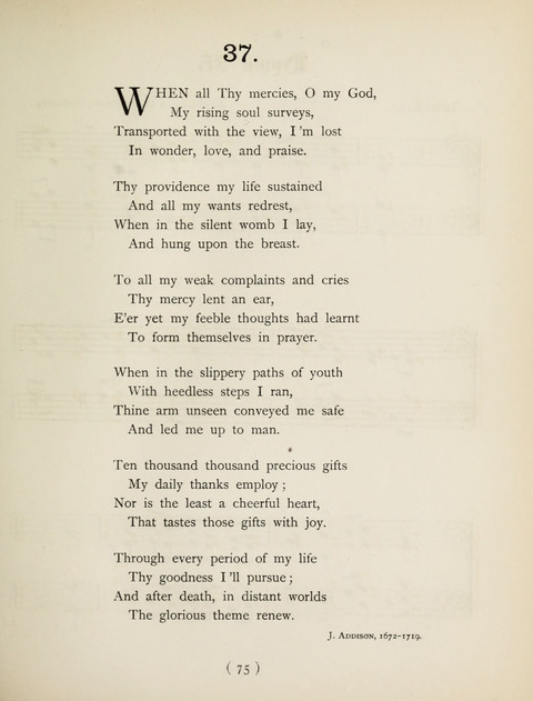 Hymns and Chorales: for schools and colleges page 75