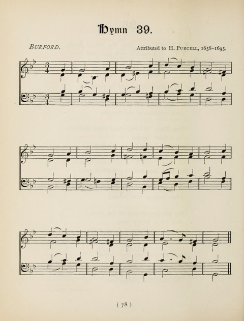 Hymns and Chorales: for schools and colleges page 78