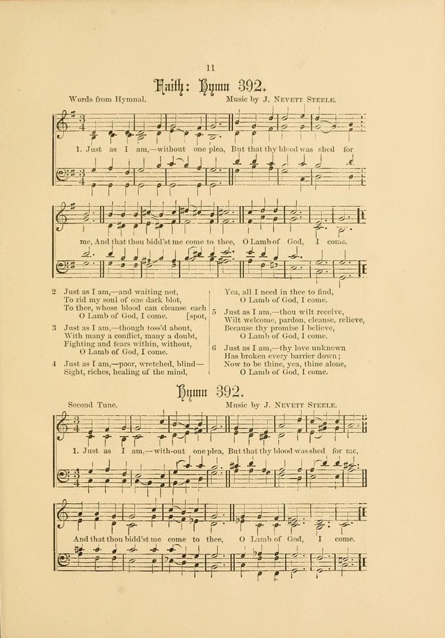 Hymns and Carols Set to Music page 11