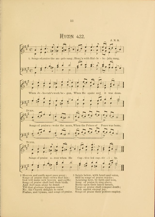 Hymns and Carols Set to Music page 13