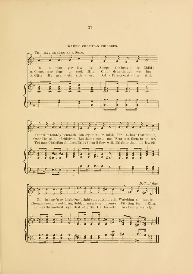 Hymns and Carols Set to Music page 27