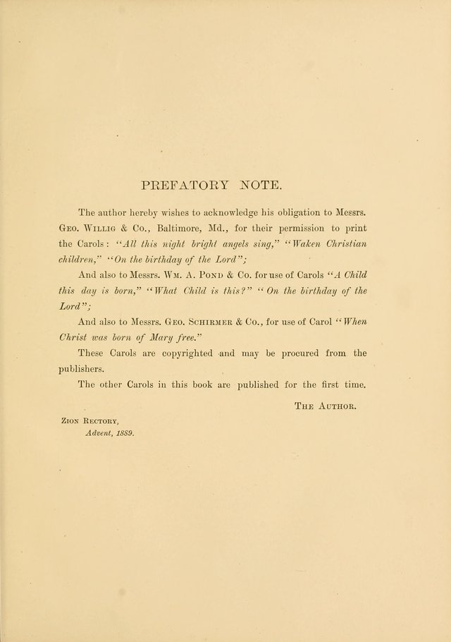 Hymns and Carols Set to Music page 3