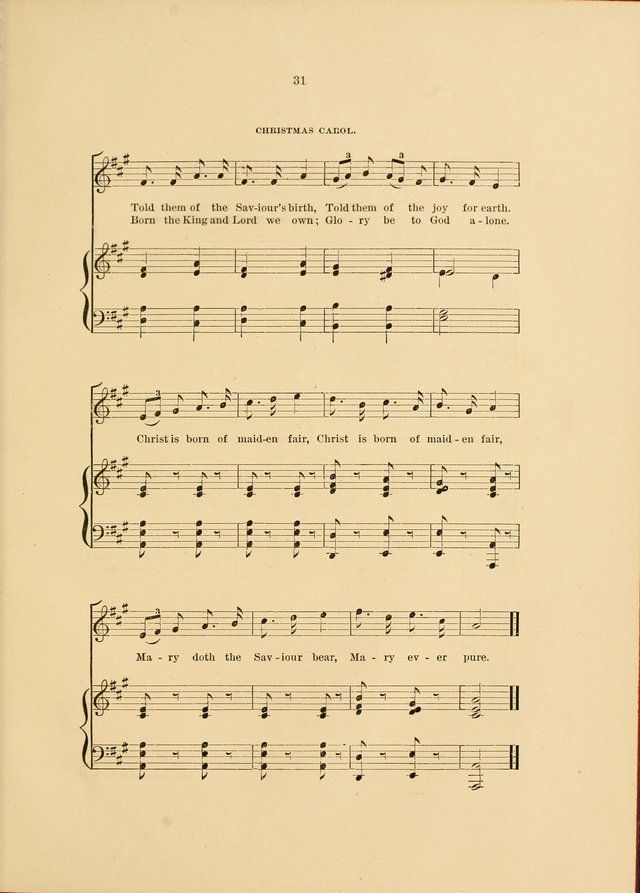 Hymns and Carols Set to Music page 31