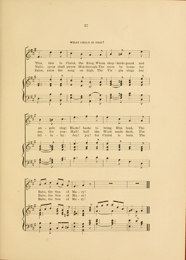Hymns and Carols Set to Music page 37