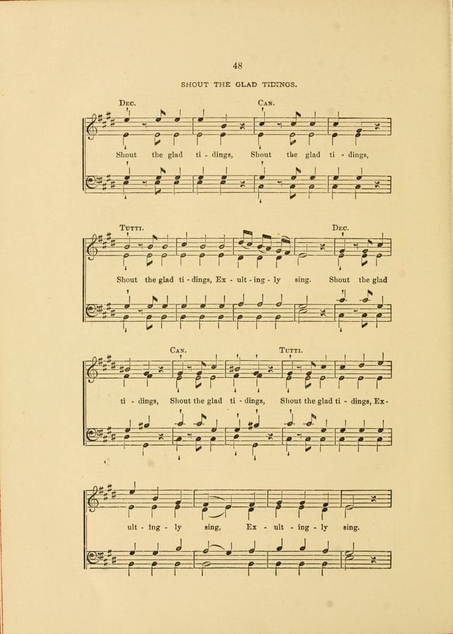 Hymns and Carols Set to Music page 48