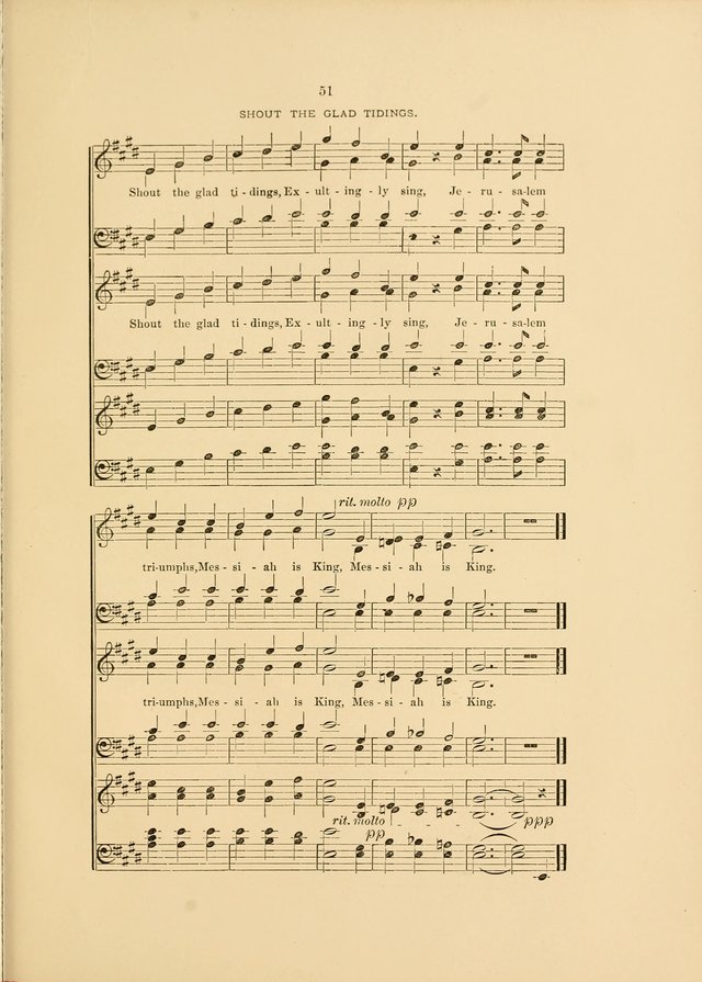Hymns and Carols Set to Music page 51