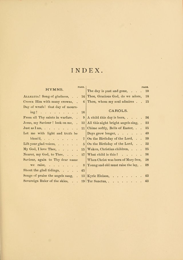 Hymns and Carols Set to Music page 53