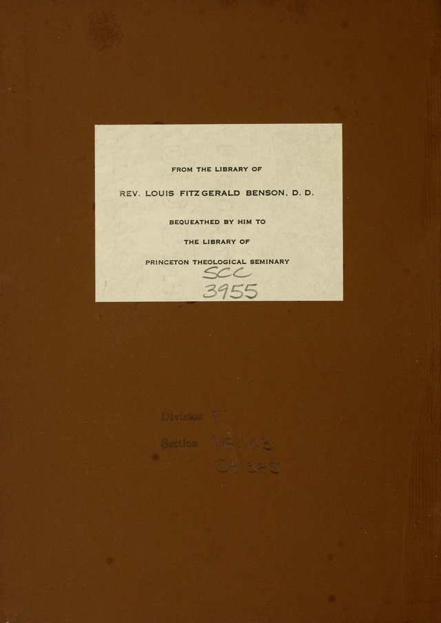 Hymns and Carols Set to Music page ii
