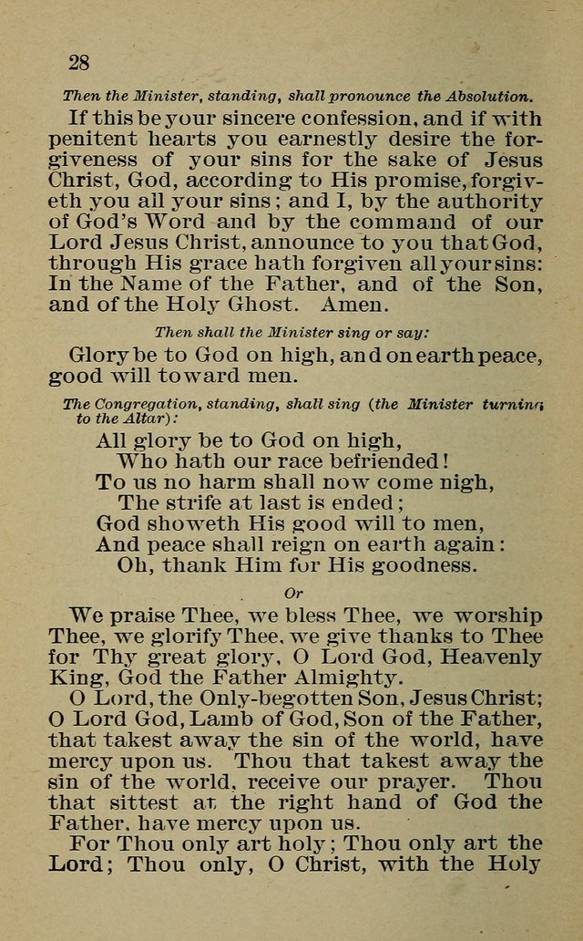 Hymnal: for churches and Sunday-schools of the Augustana Synod page 28