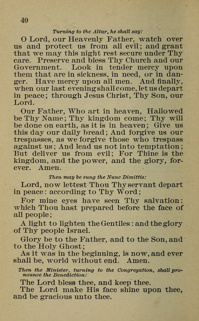 Hymnal: for churches and Sunday-schools of the Augustana Synod page 40